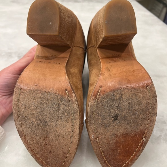 Rag & Bone tan & brown Harrow Booties - Picture 5 of 10